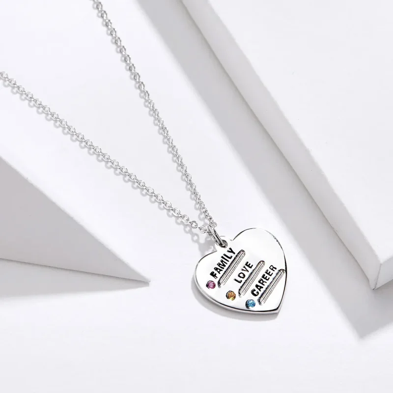 (imagine pentru) Colier Pandora Style Love Language - BSN058 - Vizualizare 2