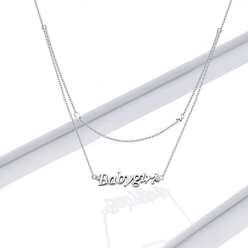 (imagine pentru) Colier Pandora Style Treasure Girl - BSN230 - Vizualizare 2