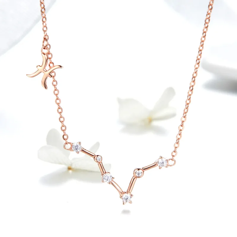 (imagine pentru) Colier Pisces în stil Pandora - BSN017 - Vizualizare 2