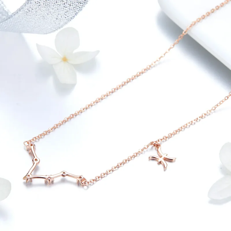 (imagine pentru) Colier Pisces în stil Pandora - BSN017 - Vizualizare 3
