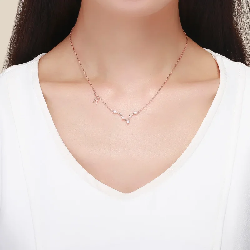 (imagine pentru) Colier Pisces în stil Pandora - BSN017 - Vizualizare 5