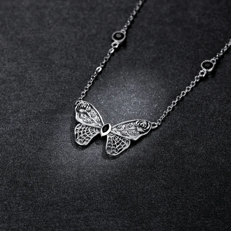 (imagine pentru) Colier retro cu fluture în stil Pandora - BSN235 - Vizualizare 5