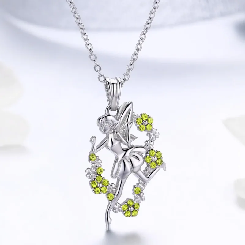 (imagine pentru) Colier stil Pandora cu elf norocos - BSN005 - Vizualizare 2