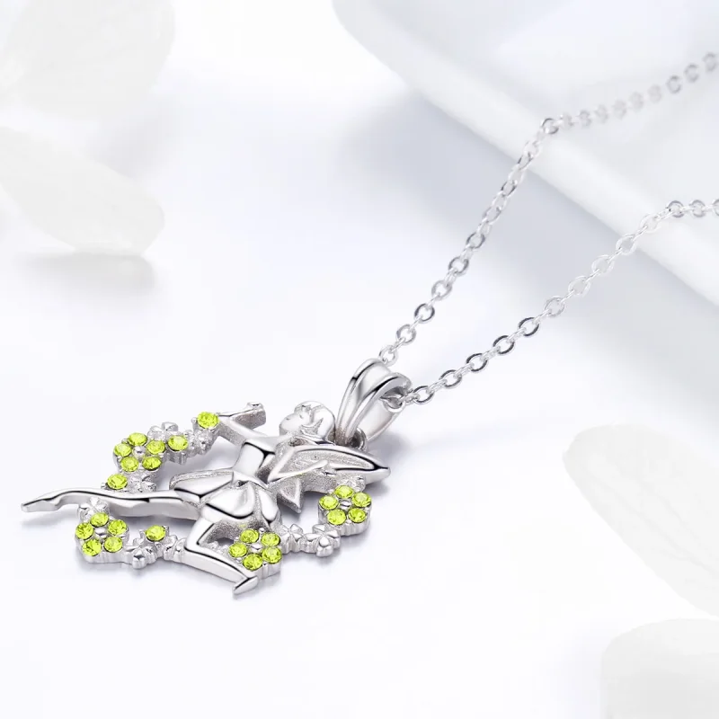 (imagine pentru) Colier stil Pandora cu elf norocos - BSN005 - Vizualizare 3