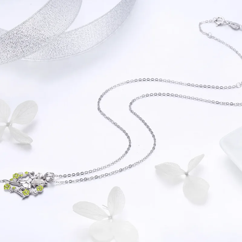 (imagine pentru) Colier stil Pandora cu elf norocos - BSN005 - Vizualizare 5