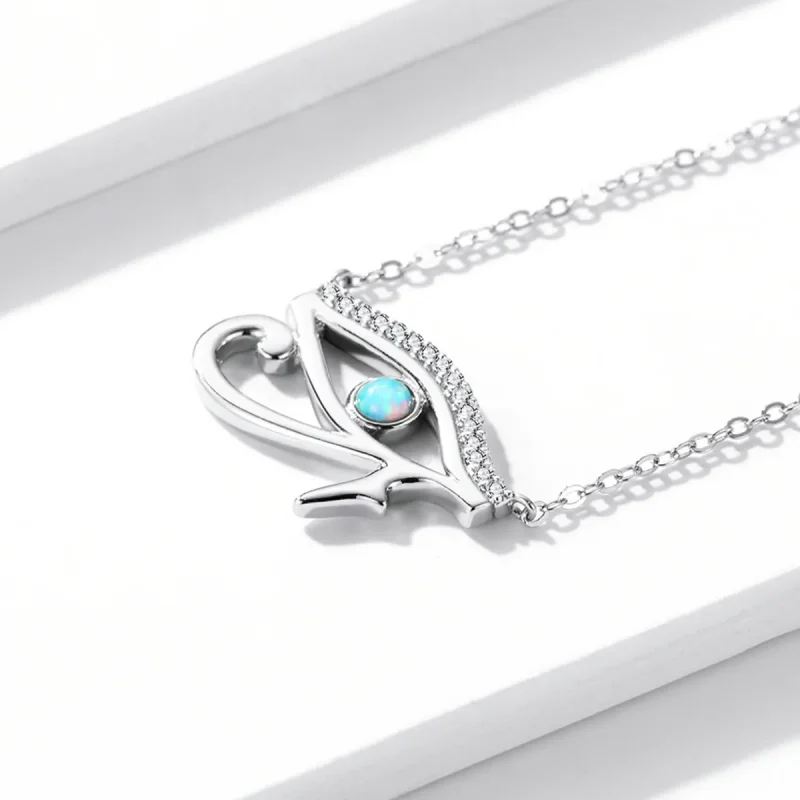 (imagine pentru) Colier stil Pandora cu ochiul lui Horus - BSN241 - Vizualizare 4