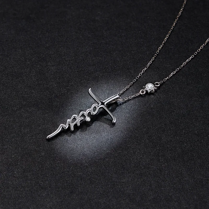 (imagine pentru) Colier stil Pandora cu semnul crucii - BSN231 - Vizualizare 6
