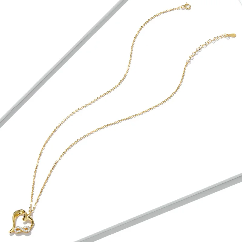(imagine pentru) Colier stil Pandora cu simbolul iubirii infinite - BSN236 - Vizualizare 4
