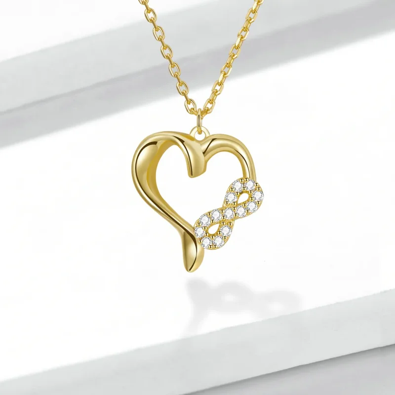 (imagine pentru) Colier stil Pandora cu simbolul iubirii infinite - BSN236 - Vizualizare 6