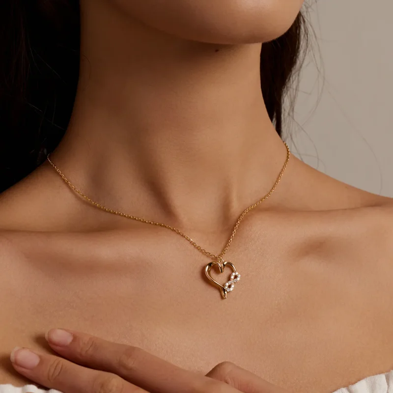 (imagine pentru) Colier stil Pandora cu simbolul iubirii infinite - BSN236 - Vizualizare 9