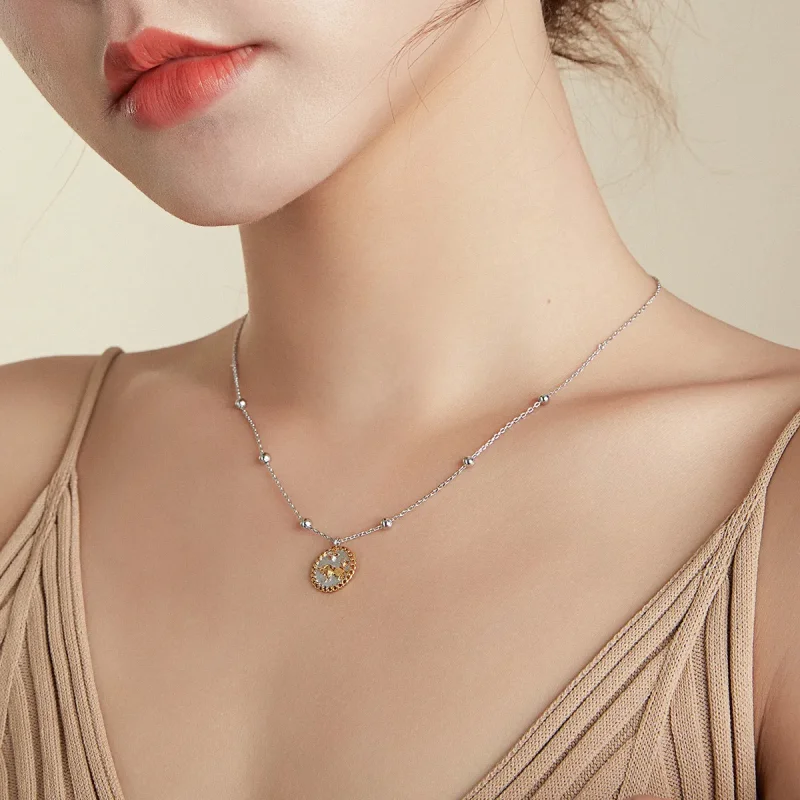 (imagine pentru) Colier stil Pandora cu un taur norocos - SCN432 - Vizualizare 7