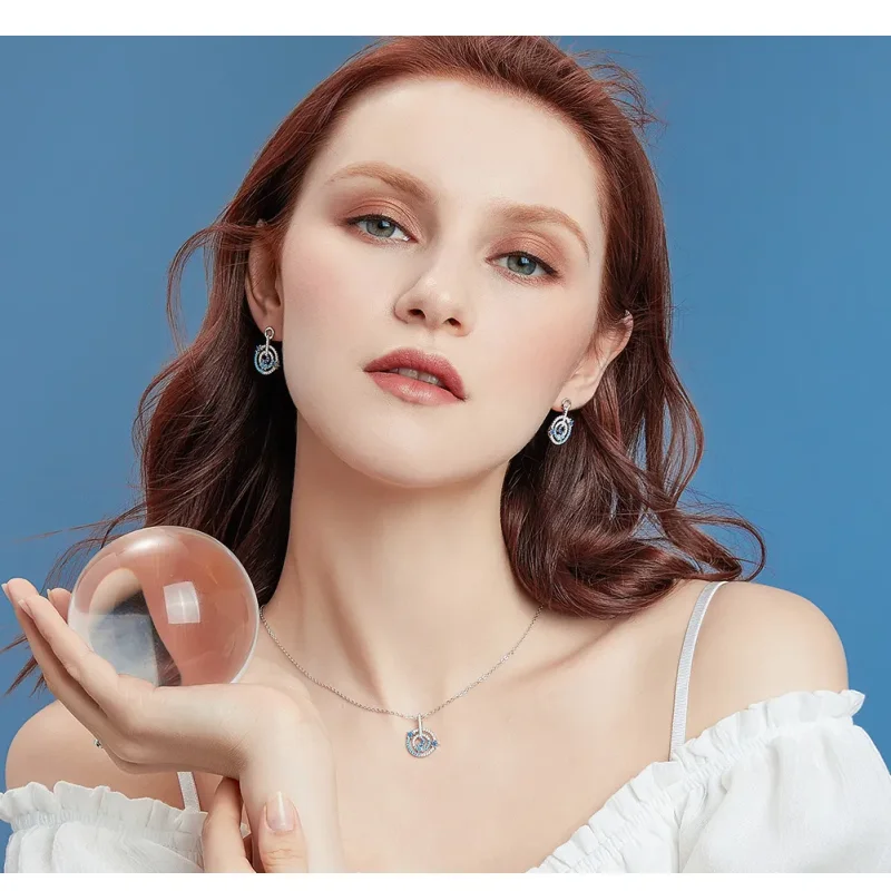 (imagine pentru) Colier stil Pandora cu urme de meteoriți - BSN041 - Vizualizare 11