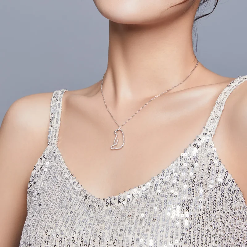(imagine pentru) Colier stil Pandora cu urs polar - BSN195 - Vizualizare 7