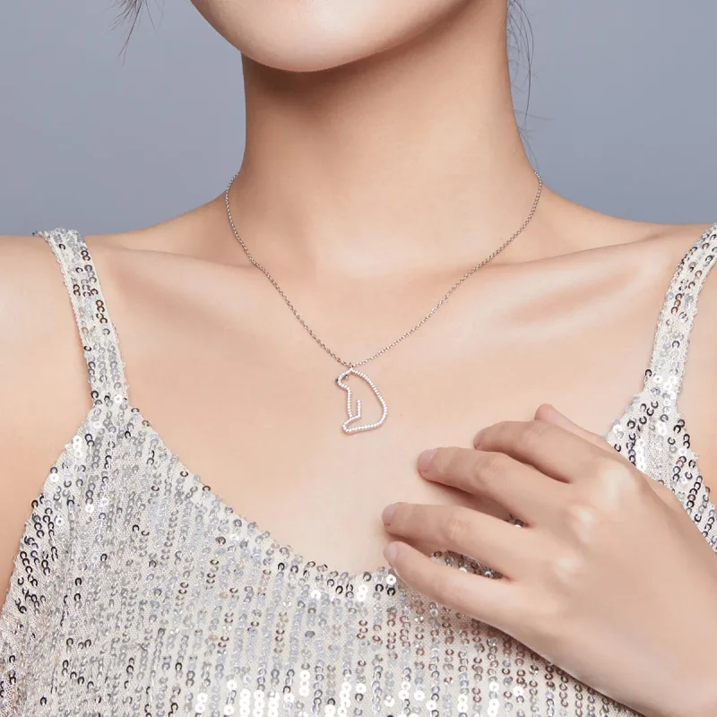 (imagine pentru) Colier stil Pandora cu urs polar - BSN195 - Vizualizare 8