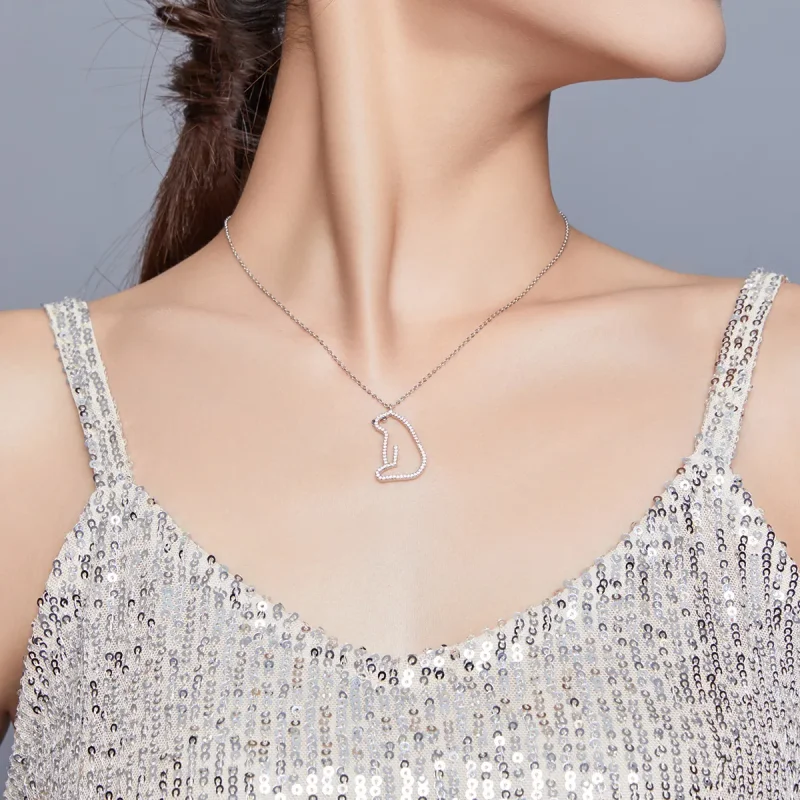 (imagine pentru) Colier stil Pandora cu urs polar - BSN195 - Vizualizare 9