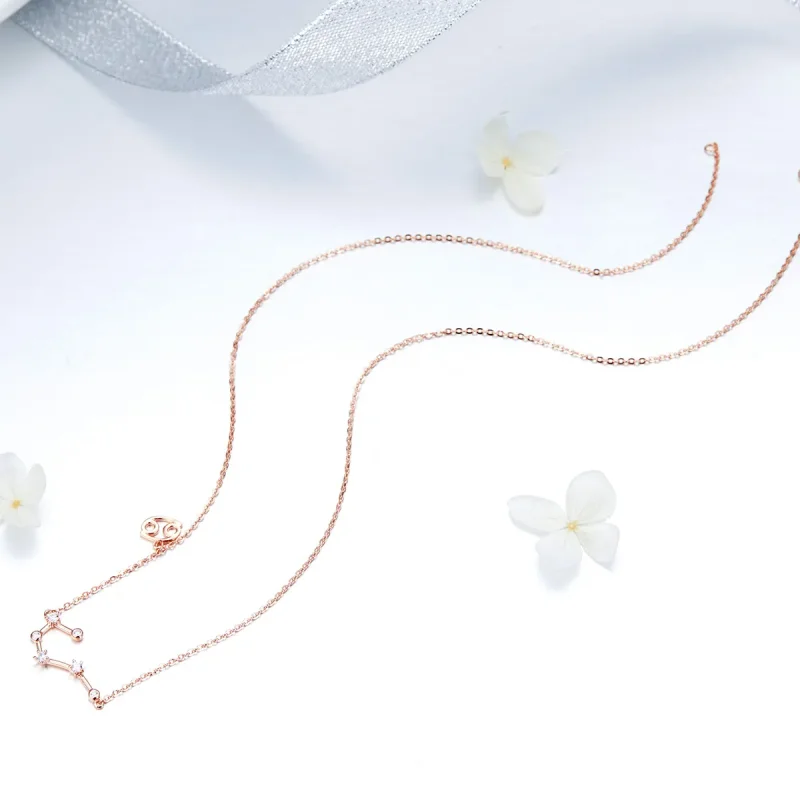 (imagine pentru) Colier stil Pandora cu zodia Cancer - BSN018 - Vizualizare 5