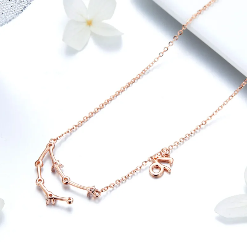 (imagine pentru) Colier stil Pandora cu zodia Capricorn - BSN026 - Vizualizare 4