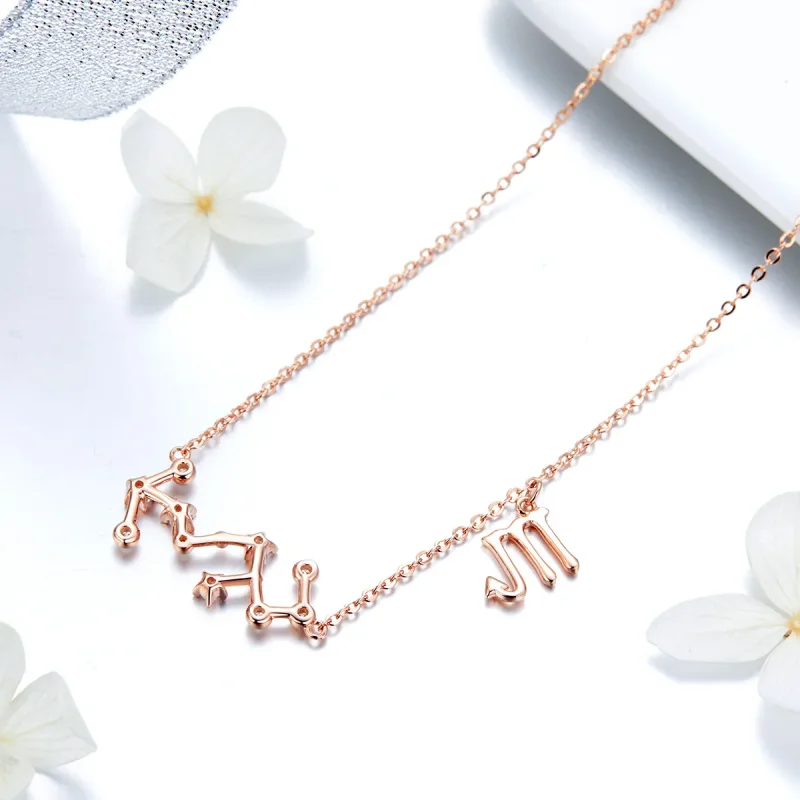 (imagine pentru) Colier stil Pandora cu zodia Scorpion - BSN025 - Vizualizare 4