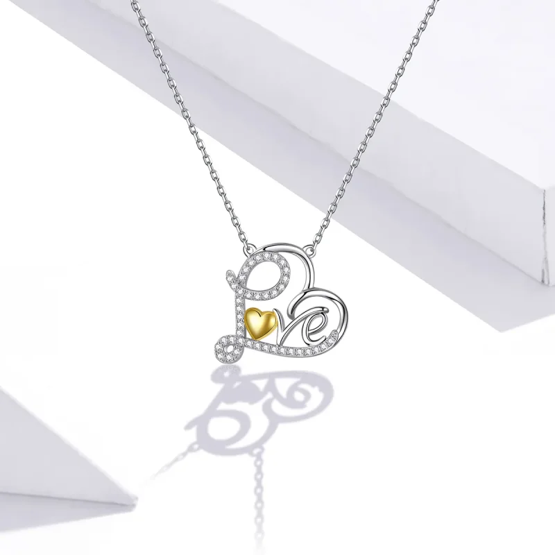 (imagine pentru) Colier stil Pandora True Love - SCN436 - Vizualizare 5
