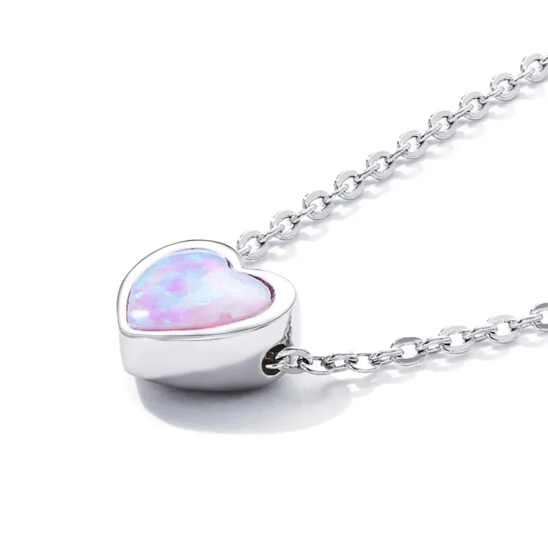 (imagine pentru) Colierul Opal Love în stil Pandora - SCN471 - Vizualizare 3