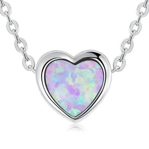 (imagine pentru) Colierul Opal Love în stil Pandora - SCN471
