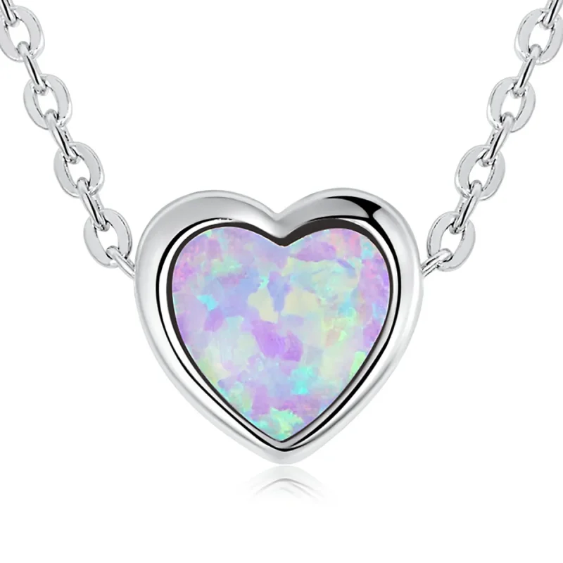 (imagine pentru) Colierul Opal Love în stil Pandora - SCN471