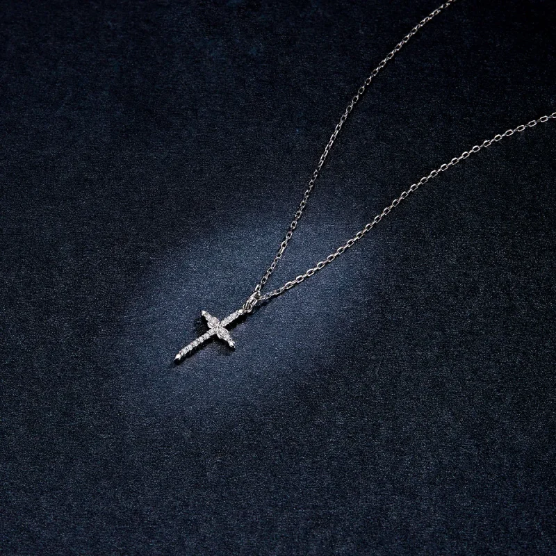 (imagine pentru) Colierul Pandora Style Cross of Love - BSN184 - Vizualizare 5