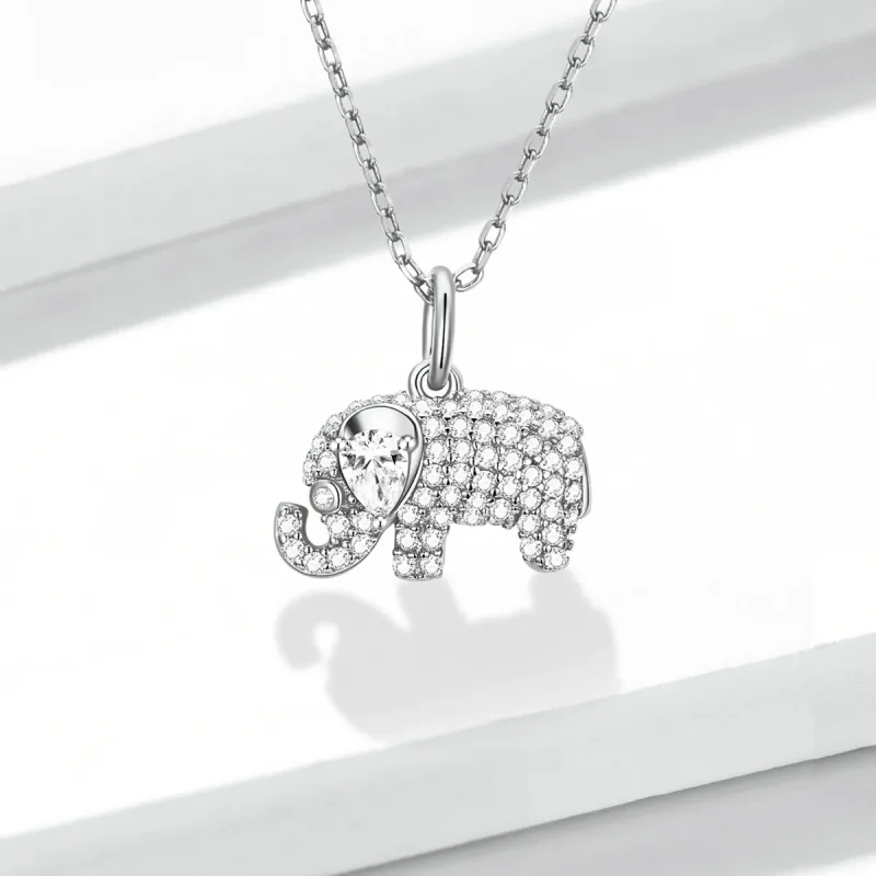 (imagine pentru) Colierul Pandora Style cu un elefant exquis - BSN239-A - Vizualizare 2