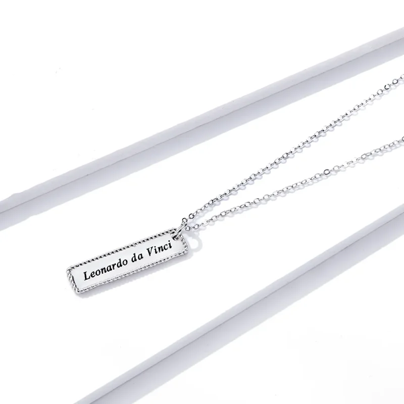 (imagine pentru) Colierul Pandora Style Life well spent is long - BSN167 - Vizualizare 2