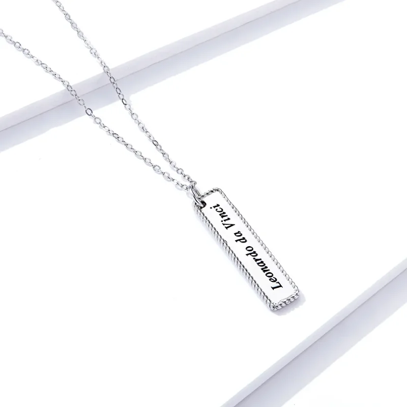(imagine pentru) Colierul Pandora Style Life well spent is long - BSN167 - Vizualizare 3