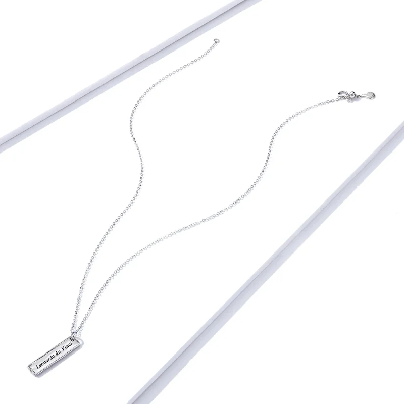(imagine pentru) Colierul Pandora Style Life well spent is long - BSN167 - Vizualizare 4