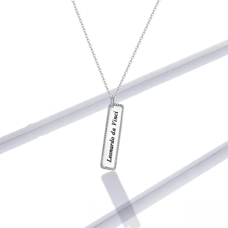 (imagine pentru) Colierul Pandora Style Life well spent is long - BSN167 - Vizualizare 5