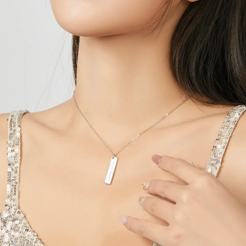 (imagine pentru) Colierul Pandora Style Life well spent is long - BSN167 - Vizualizare 8