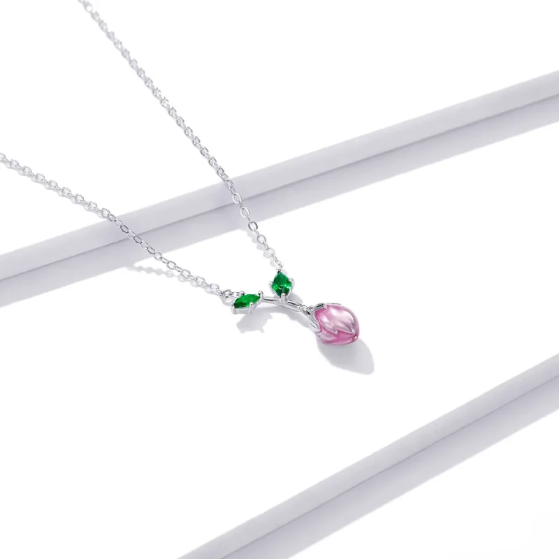 (imagine pentru) Pandora Style Budding Stamens Necklace - BSN214 - Vizualizare 3