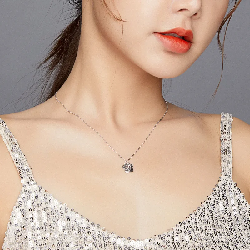 (imagine pentru) Pandora Style Cute Dog Paw Necklace - BSN204 - Vizualizare 7