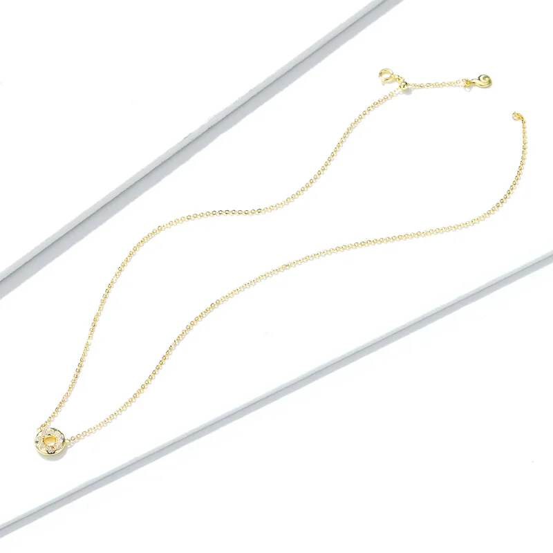(imagine pentru) Pandora Style Donut Necklace - BSN118 - Vizualizare 4
