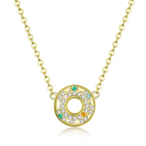 (imagine pentru) Pandora Style Donut Necklace - BSN118