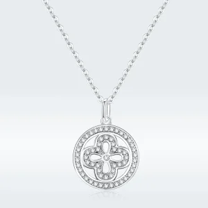 (imagine pentru) Pandora Style Four Leaf Clover Necklace - BSN142