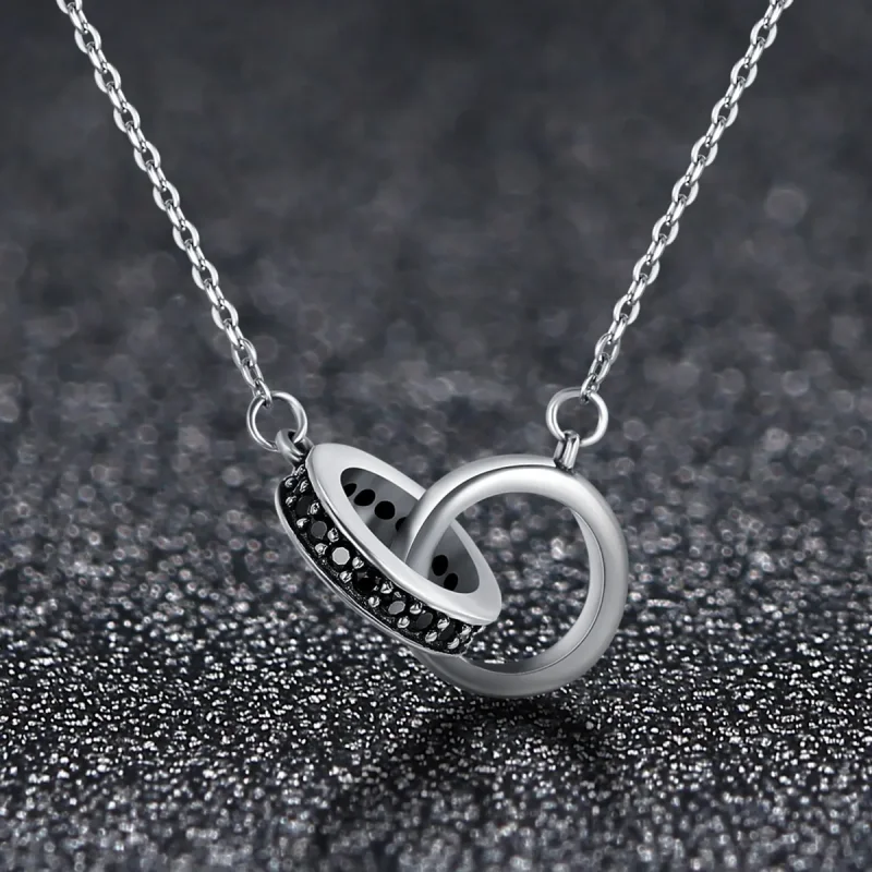(imagine pentru) Pandora Style Hug Tightly Necklace - SCN147 - Vizualizare 2