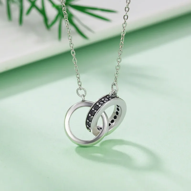 (imagine pentru) Pandora Style Hug Tightly Necklace - SCN147 - Vizualizare 3