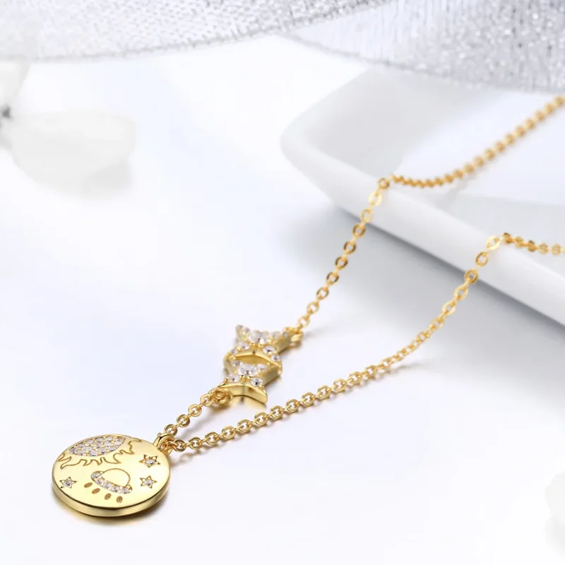 (imagine pentru) Pandora Style Mysterious Interstellar Necklace - SCN281 - Vizualizare 4