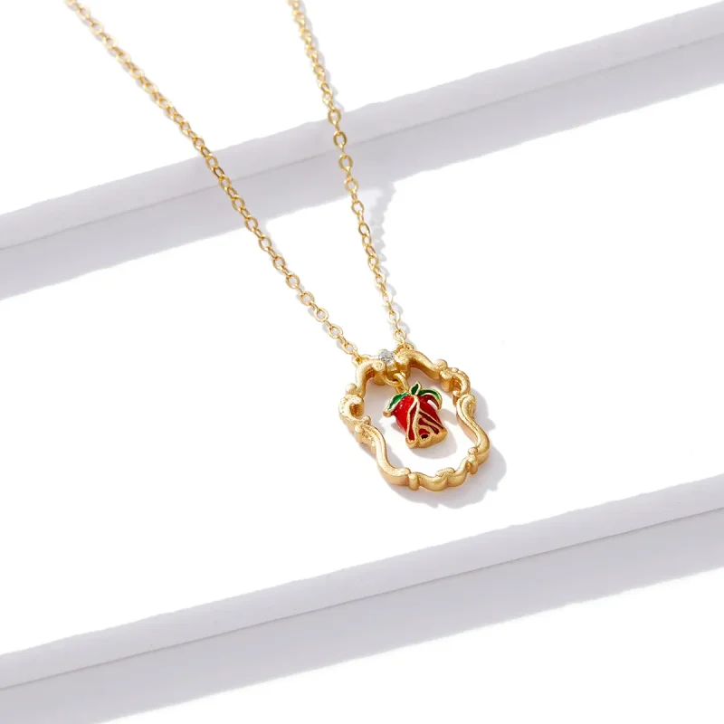 (imagine pentru) Pandora Style Retro Rose Necklace - BSN157 - Vizualizare 3