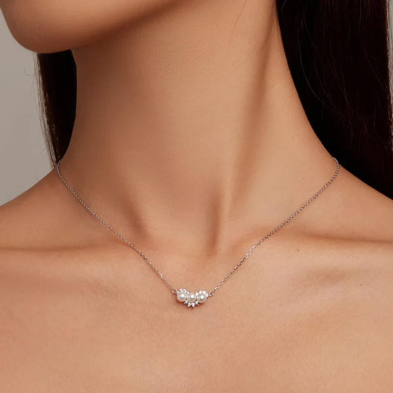 (imagine pentru) Pandora Style Shell Beads Necklace - BSN269 - Vizualizare 6