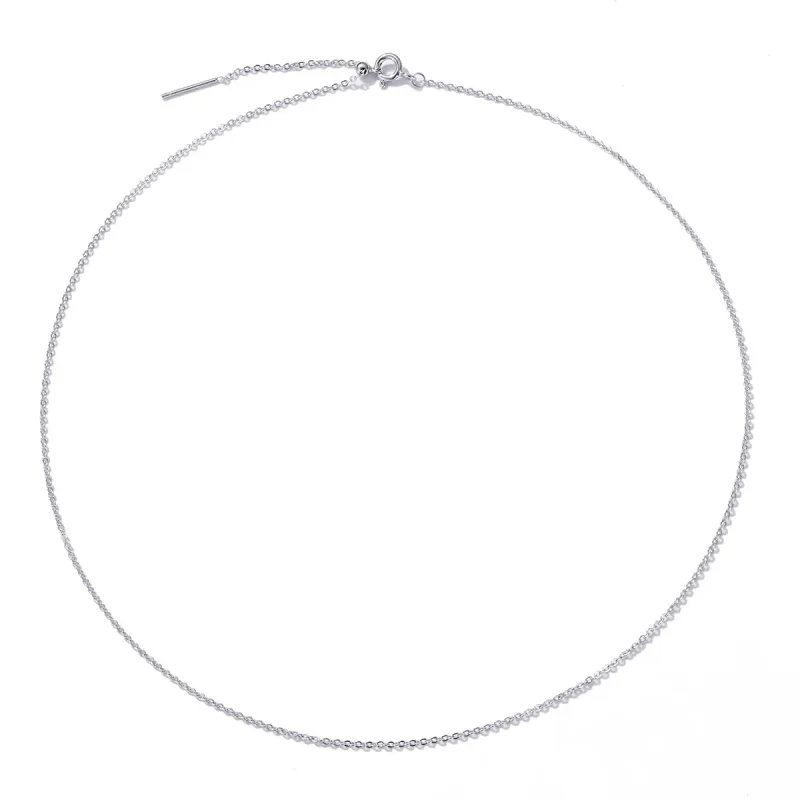 (imagine pentru) Pandora Style Simple Bead Chain Necklace - BSN224 - Vizualizare 2