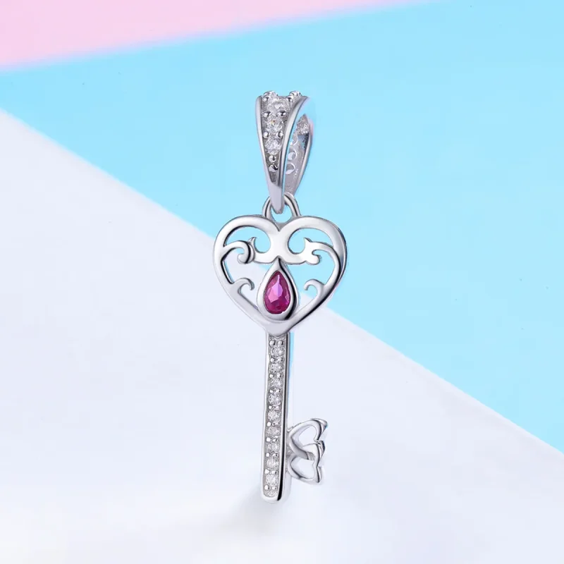 (imagine pentru) Pandora Style Argint Cheia Fericirii Pandantiv - SCC791 - Vizualizare 2