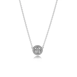 (imagine pentru) PANDORA Vintage Allure, Pendantă din CZ Transparent - 590523CZ-45