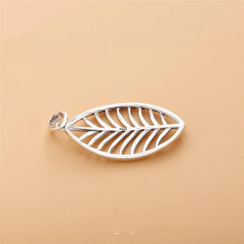 (imagine pentru) Colier PANDORA, Palmier tropical din argint - Vizualizare 2