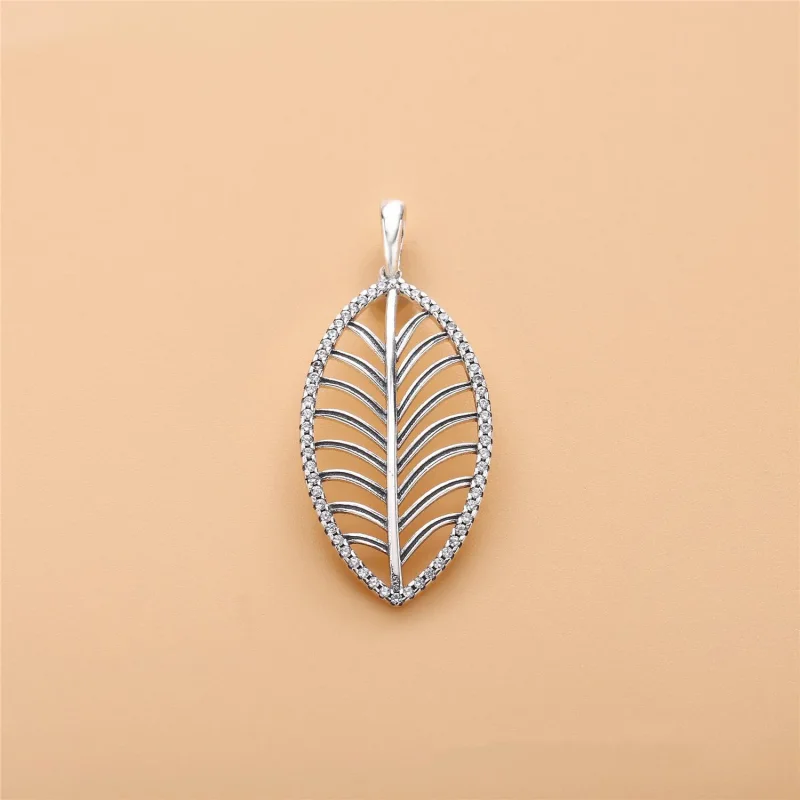 (imagine pentru) Colier PANDORA, Palmier tropical din argint - Vizualizare 3