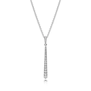 (imagine pentru) Colier Stea căzătoare - 396354CZ-60 - Coliere şi pandantive PAND
