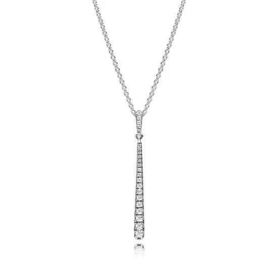 (imagine pentru) Colier Stea căzătoare - 396354CZ-60 - Coliere şi pandantive PAND